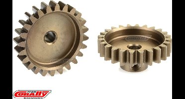 Team Corally - 32 DP Motortandwiel - Kort - Gehard staal - 24 Tanden - Motoras dia. 3.17mm