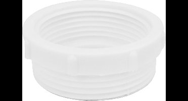 Riko Verloopring 1 1/2 Buiten X 5/4” Binnen Kunststof Wit