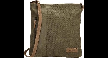 Beagles Brunete Crossbody Schoudertas - Dames Tas - Olijfgroen