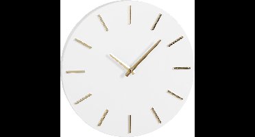 Mica Decorations - Brixen Wandklok - Ø36 cm - Wit