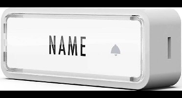 m-e modern-electronics 41290 Zender voor Draadloze deurbel Met naambord