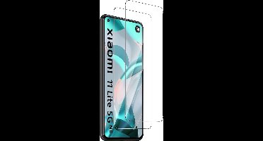 Screenprotector geschikt voor Xiaomi Mi 11 Lite Screenprotector - Screenprotector geschikt voor Xiaomi Mi 11 Lite 4G/5G Screenprotector Glas Gehard Tempered Glass - 2 Stuks
