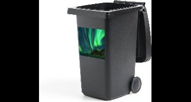 Container sticker Noorderlicht - Sterrenhemel - Noorwegen - 40x40 cm - Kliko sticker