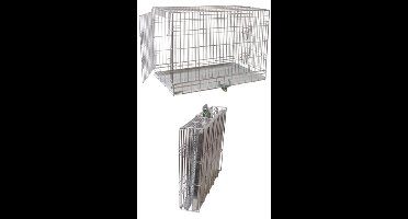 Merkloos Draadkooi 2-Deurs Verzinkt