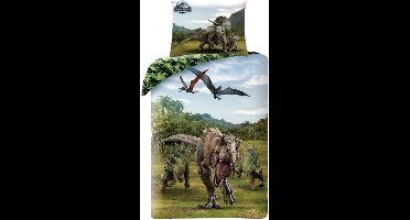 Jurassic World Dekbedovertrek Camo 140 x 200 cm - Katoen - 70 x 90 cm