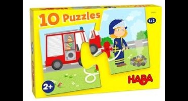 HABA 10 puzzels - Hulpvoertuigen