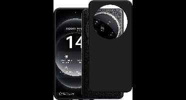 Just in Case hoesje geschikt voor Xiaomi 14 Ultra Hoesje Siliconen - Flexibele Case - Zwart