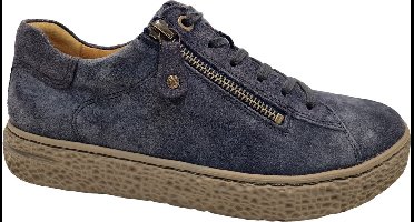Hartjes 162.1401/34 - Dames veterschoenen - Kleur: Blauw - Maat: 37.5