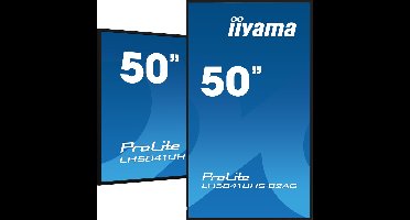 iiyama LH5041UHS-B2AG beeldkrant Digitale signage flatscreen 127 cm (50") LCD 500 cd/mÂ² 4K Ultra HD Zwart 24/7