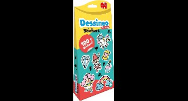 Dessineo Stickers Theme Pack - Feeën & Eenhoorns, 4Y+