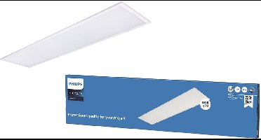 Philips ProjectLine Inbouwpaneel 30 x 120 cm natuurlijk wit licht, 4000 K 3200 lm Voldoet aan de kantoornorm van UGR 19