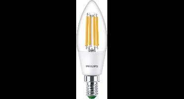 Philips MASTER LED Kaars Ultra Efficient E14 Kaars Helder 2.3W 485lm - 827 Zeer Warm Wit | Vervangt 40W