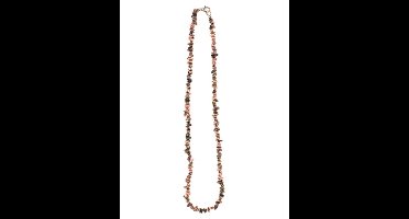 Splitketting Rhodoniet - Collier