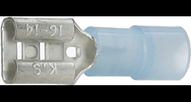 Cimco geïsoleerde vlakstekerhuls blauw 2,8x0,8mm voor 1,5-2,5mm2 per 100 stuks (180238)