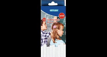 Toppoint Bordkrijt 12 Stuks Wit