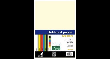 Kangaro papier - A4 - 120 gram FSC - pak 100 vel - beige - K-0043F435