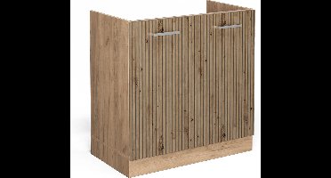 Vicco R-Line Wastafelkast – 80 cm zonder werkblad Artisanaal eiken