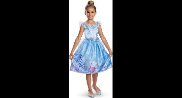 DISNEY Prinses - CINDERELLA, Cinderella jurk Verhalenboek Classic, Maat XS (3T-4T jaar), Meisjes