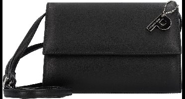 PICARD Leren Schoudertas Koppeling Auguri Shoulderbag With Flap Black Zwart