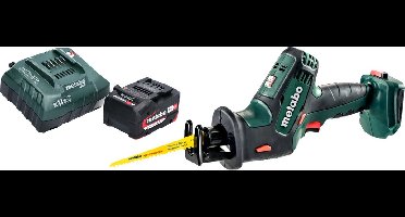 Metabo SSE 18 LTX Compact accu reciprozaag sabelszaag 18 V 13 mm + 1x accu 4,0 Ah + oplader