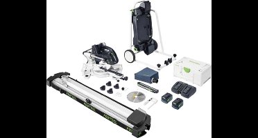Festool KSC 60 EB 5,0 I-UG-Set Accu Afkortzaag KAPEX 216mm 18V 5.0Ah + Onderstel - 577958
