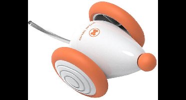 Cheerble Wicked Mouse - Interactief kattenspeeltje met bots sensoren - Speelgoedmuis voor katten - USB Oplaadbaar - Kattenspeelgoed - Oranje