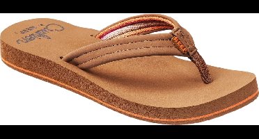 Reef Cushion Breezetan/Smoothie Dames Slippers - Cognac - Maat 36