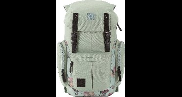 NITRO Vrije tijd rugzak Rugzak met laptopvak Daypacker Backpack 32L Dead Flower Groene