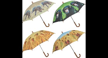 Kinder paraplu aap Chimpansee van Esschert design | kinderparaplu | voor kids | dierenparaplu