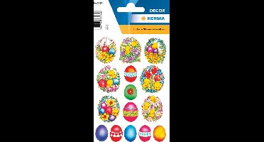 HERMA 3689 Stickers Décor Pasen Bloemen & kuikens