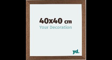 Your Decoration - Fotolijst 40x40 cm - MDF - Koper Decor - Mura