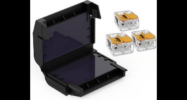 CellPack 410360 EASY-PROTECT/632 Gelbox voor verbindingsklemmen Flexibel: 0.5-6 mm² Massief: 0.5-6 mm² 1 stuk(s) Zwart