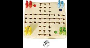 Spel - Minispel - Ludo - Hout