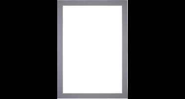 Passe-Partout Fotomaat 13x18 cm - Lijstmaat 21x30 cm - Grijs - Museumkarton - Fotolijst niet inbegrepen