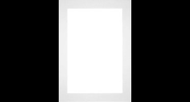 Passe-Partout Fotomaat 15x20 cm - Lijstmaat 25x35 cm - Wit - Museumkarton - Fotolijst niet inbegrepen
