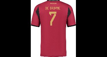 De Bruyne Belgie Voetbalshirt Thuis - 2024-2026 - Voetbalshirts Kinderen - Jongens en Meisjes - Sportshirts - Volwassenen - Heren en Dames - Maat 140