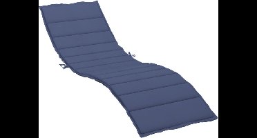 vidaXL - Ligbedkussen - oxford - stof - marineblauw