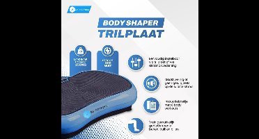 BX Fitness – Ultra Slim Body Shaper Trilplaat - Blauw