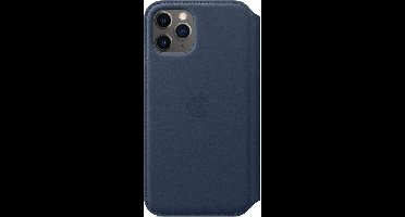 Apple - Leren Folio Hoesje - iPhone 11 Pro - Deep Sea Blue