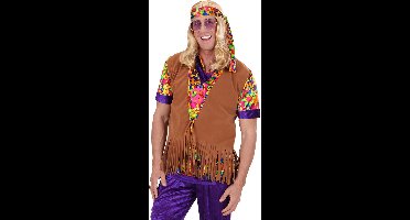 Generik Hippie vest met hoofdband - Maat M/L