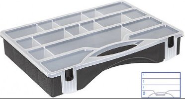 hunersdorff PP-MAXI, 5 vakken, 320 x 460 x 80 mm