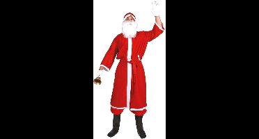 Kerstmannen jas met capuchon