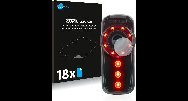 Savvies - Screenprotector voor Cycliq Fly6 CE - Folie Beschermfolie transparant 18 Stuks