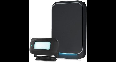 ApexArte® Opritverklikker - Entreemelder - Doorgangsmelder - Beveiliging - Zwart