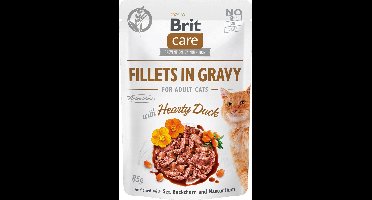 Brit Care Cat Fillet 85 g - Kattenvoer - Zalm