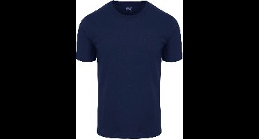 King Essentials The Shawn T-Shirt Donkerblauw (navy) - Maat XXL - Heren - Casual T-shirts