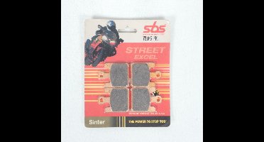 Plaquette de frein AV SBS pour Moto Kawasaki 600 ZX6R 2003 à 2006 788HS Neuf