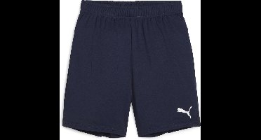 PUMA teamGOAL Shorts Jr Unisex Sportbroek - PUMA Navy-PUMA White