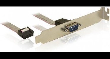 Delock - Slotblech - Seriell 1xPort mit Interfacekabel