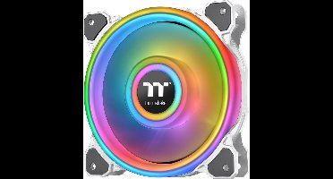 TT Riing Quad 12 RGB PWM wh 120x120x25mm | Single Pack (no controller)